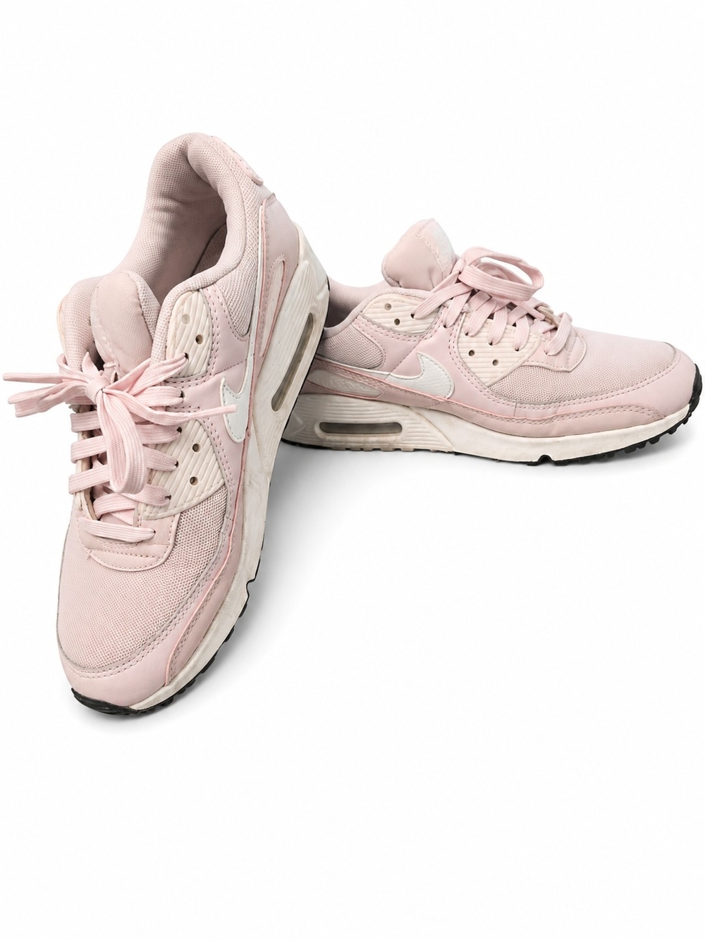 Nike Women's Pale Pink Cushioned Air-Unit Sneakers, Size 8.5